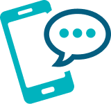 Text message icon.